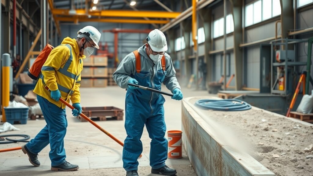 hazardous materials silica management