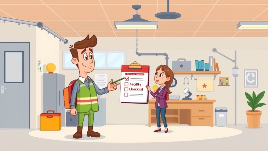 Vibrant illustration of a community initiative focused on promoting understanding of waste management practices, incorporating animated characters and infographics.